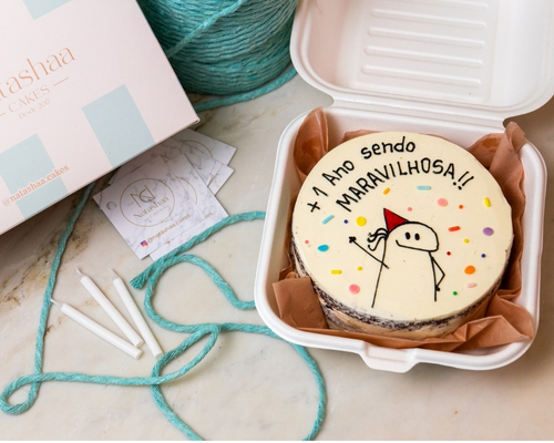 Bolo afetivo para presente